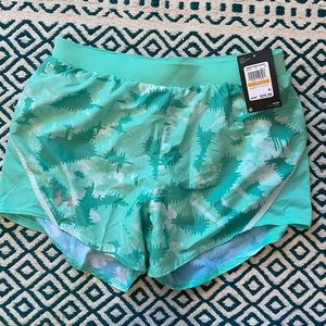 aqua patterned Under Armour shorts